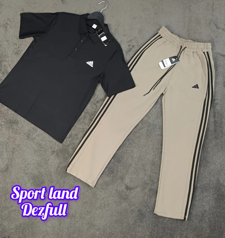 ست پلوشرت و شلوار آدیداس سایز L تا 3XL